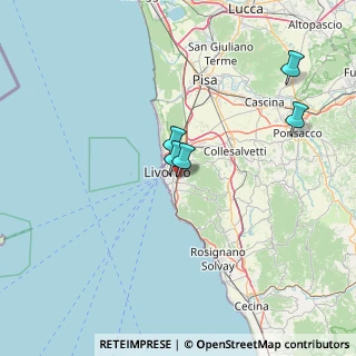 Mappa Via Cimarosa, 56017 Livorno LI, Italia (34.40545)