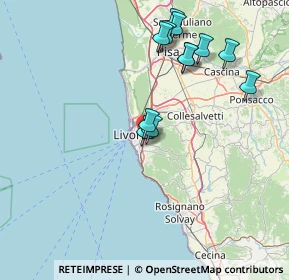 Mappa Via Cimarosa, 56017 Livorno LI, Italia (15.63)