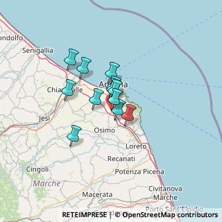 Mappa Via Albertini 36 Gross Ancona, 60131 Ancona AN, Italia (8.38917)