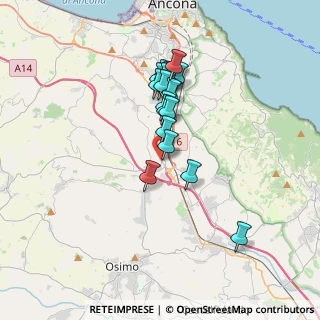 Mappa Via Albertini 36 Gross Ancona, 60131 Ancona AN, Italia (3.00526)