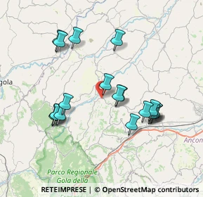 Mappa Via E. Cappannini, 60030 Serra De' Conti AN, Italia (7.50579)