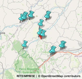 Mappa Via E. Cappannini, 60030 Serra De' Conti AN, Italia (7.34867)