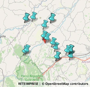 Mappa Via E. Cappannini, 60030 Serra De' Conti AN, Italia (7.10222)