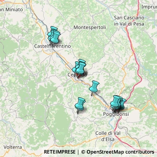 Mappa Via Monsignore F. Ciampi, 50052 Certaldo FI, Italia (7.523)