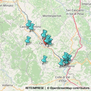 Mappa Via Monsignore F. Ciampi, 50052 Certaldo FI, Italia (6.834)