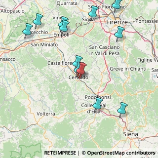Mappa Via Monsignore F. Ciampi, 50052 Certaldo FI, Italia (19.51833)