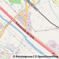 Map Terranuova Bracciolini
