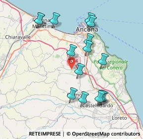 Mappa Frazione Aspio, 60131 Ancona AN, Italia (8.064)