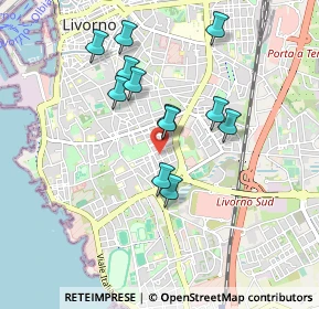 Mappa Via Sabatino Lopez, 57127 Livorno LI, Italia (0.82083)