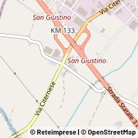 Mapa San Giustino