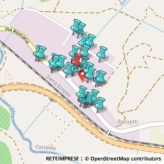 Mappa Via Torino, 50052 Certaldo FI, Italia (0.16786)