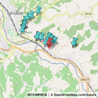 Mappa Via Torino, 50052 Certaldo FI, Italia (0.886)