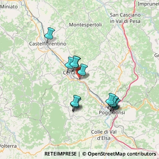 Mappa Via Torino, 50052 Certaldo FI, Italia (6.92538)