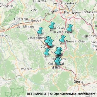Mappa Via Torino, 50052 Certaldo FI, Italia (9.18571)