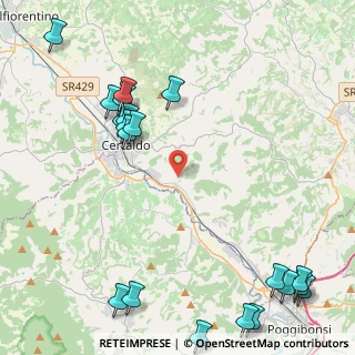 Mappa Via avanella Marzolino, 50052 Certaldo FI, Italia (6.2465)