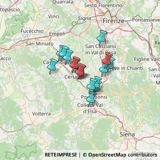 Mappa Via avanella Marzolino, 50052 Certaldo FI, Italia (9.19)