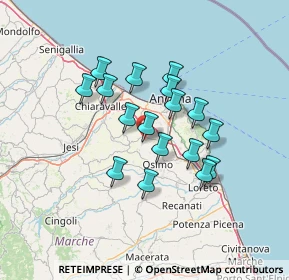 Mappa 60020 Offagna AN, Italia (11.20294)