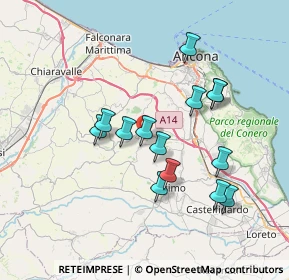 Mappa 60020 Offagna AN, Italia (6.71143)