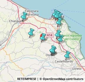 Mappa 60020 Offagna AN, Italia (7.38929)