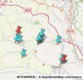 Mappa 60020 Offagna AN, Italia (3.44615)