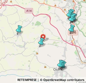 Mappa 60020 Offagna AN, Italia (5.58909)