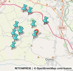 Mappa 60020 Offagna AN, Italia (4.02833)