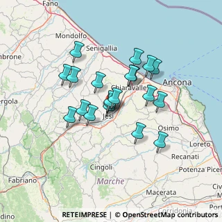 Mappa Via Cesare Anconetani, 60035 Jesi AN, Italia (11.202)