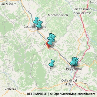 Mappa Piazza delle Regioni, 53034 Colle di Val d'Elsa SI, Italia (6.60692)