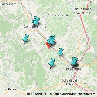 Mappa Piazza delle Regioni, 53034 Colle di Val d'Elsa SI, Italia (7.41789)