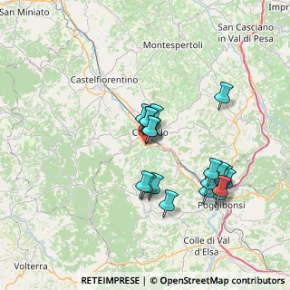 Mappa Piazza delle Regioni, 53034 Colle di Val d'Elsa SI, Italia (7.003)