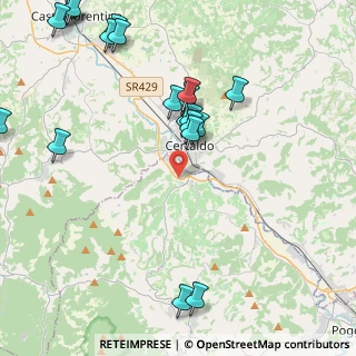 Mappa Piazza delle Regioni, 53034 Colle di Val d'Elsa SI, Italia (5.529)