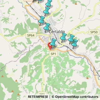 Mappa Piazza delle Regioni, 53034 Colle di Val d'Elsa SI, Italia (2.7875)