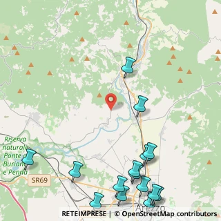 Mappa Località Poggio al Pino, 52010 Capolona AR, Italia (6.582)