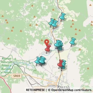 Mappa Località Poggio al Pino, 52010 Capolona AR, Italia (3.68875)