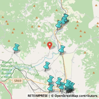 Mappa Località Poggio al Pino, 52010 Capolona AR, Italia (6.5975)