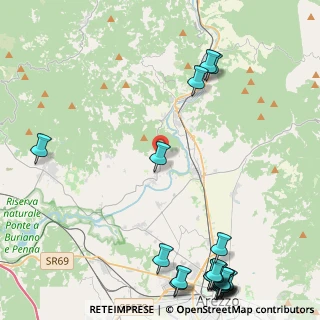 Mappa Località Poggio al Pino, 52010 Capolona AR, Italia (6.9845)