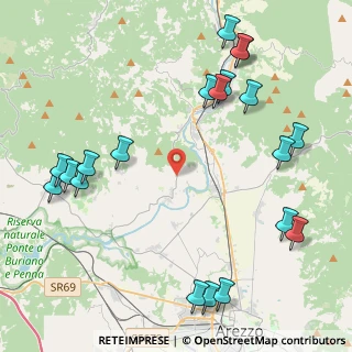 Mappa Località Poggio al Pino, 52010 Capolona AR, Italia (5.611)