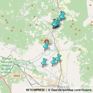 Mappa Località Poggio al Pino, 52010 Capolona AR, Italia (3.86727)