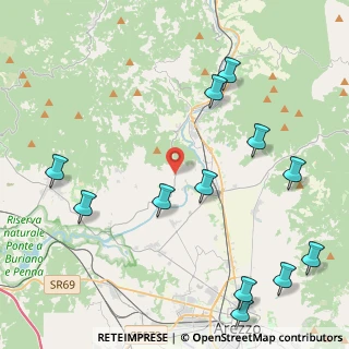 Mappa Località Poggio al Pino, 52010 Capolona AR, Italia (5.63417)
