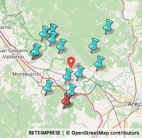 Mappa Frazione Campogialli, 52028 Terranuova Bracciolini AR, Italia (7.3)