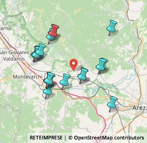 Mappa Frazione Campogialli, 52028 Terranuova Bracciolini AR, Italia (7.42833)