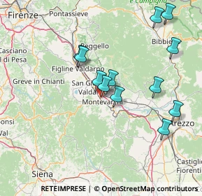 Mappa Via Massimiliano Soldani, 52025 Montevarchi AR, Italia (15.08333)