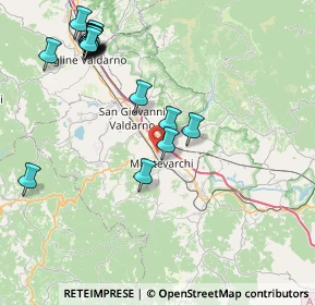 Mappa Via Massimiliano Soldani, 52025 Montevarchi AR, Italia (9.73941)