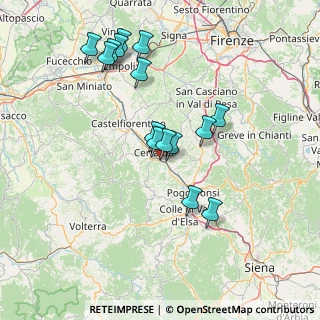 Mappa SR 429, 50052 Certaldo FI, Italia (14.67333)