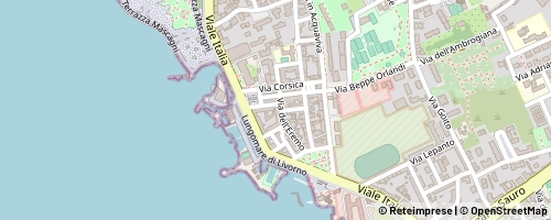 Mappa Livorno