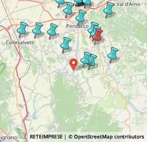 Mappa 56034 Casciana Terme Lari PI, Italia (10.3925)