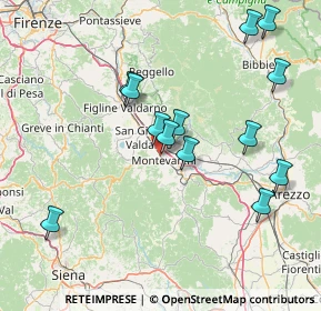 Mappa Via Ammiraglio Burzagli, 52025 Montevarchi AR, Italia (16.24615)