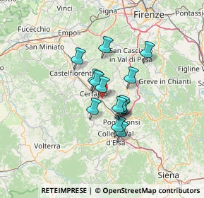 Mappa Loc. Avanella Marzolino, 50052 Certaldo FI, Italia (9.04214)