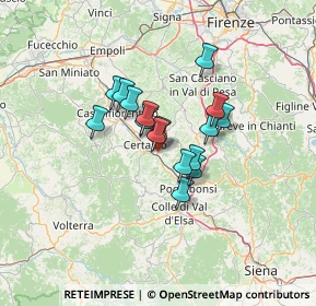 Mappa Loc. Avanella Marzolino, 50052 Certaldo FI, Italia (9.21063)