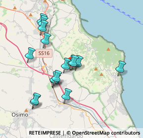 Mappa Via Galletto, 60021 Camerano AN, Italia (3.61188)